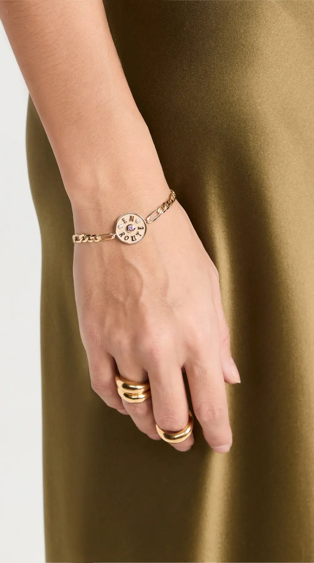 Marlo Laz 14k Mini En Route Bracelet