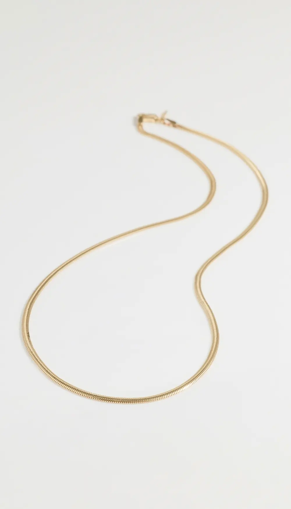 EF Collection 14k Gold Snake Chain Necklace