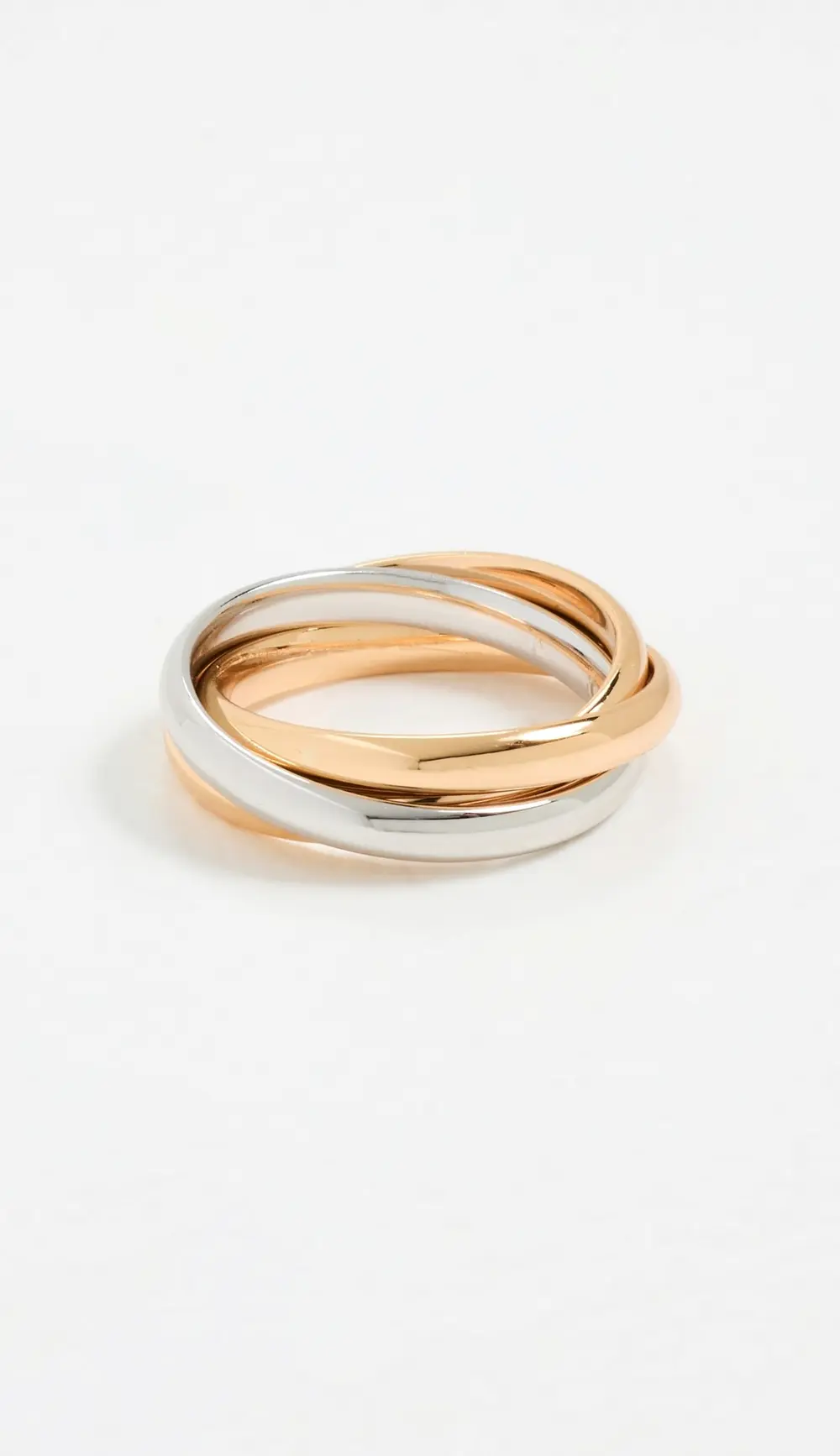 Luv Aj Trio Twisted Ring Set