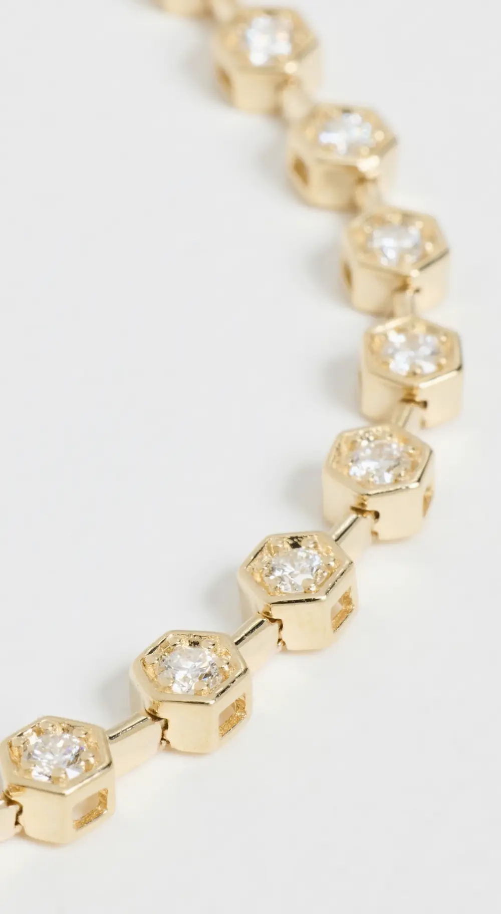 Ariel Gordon Jewelry Diamond Hex Tennis Bracelet