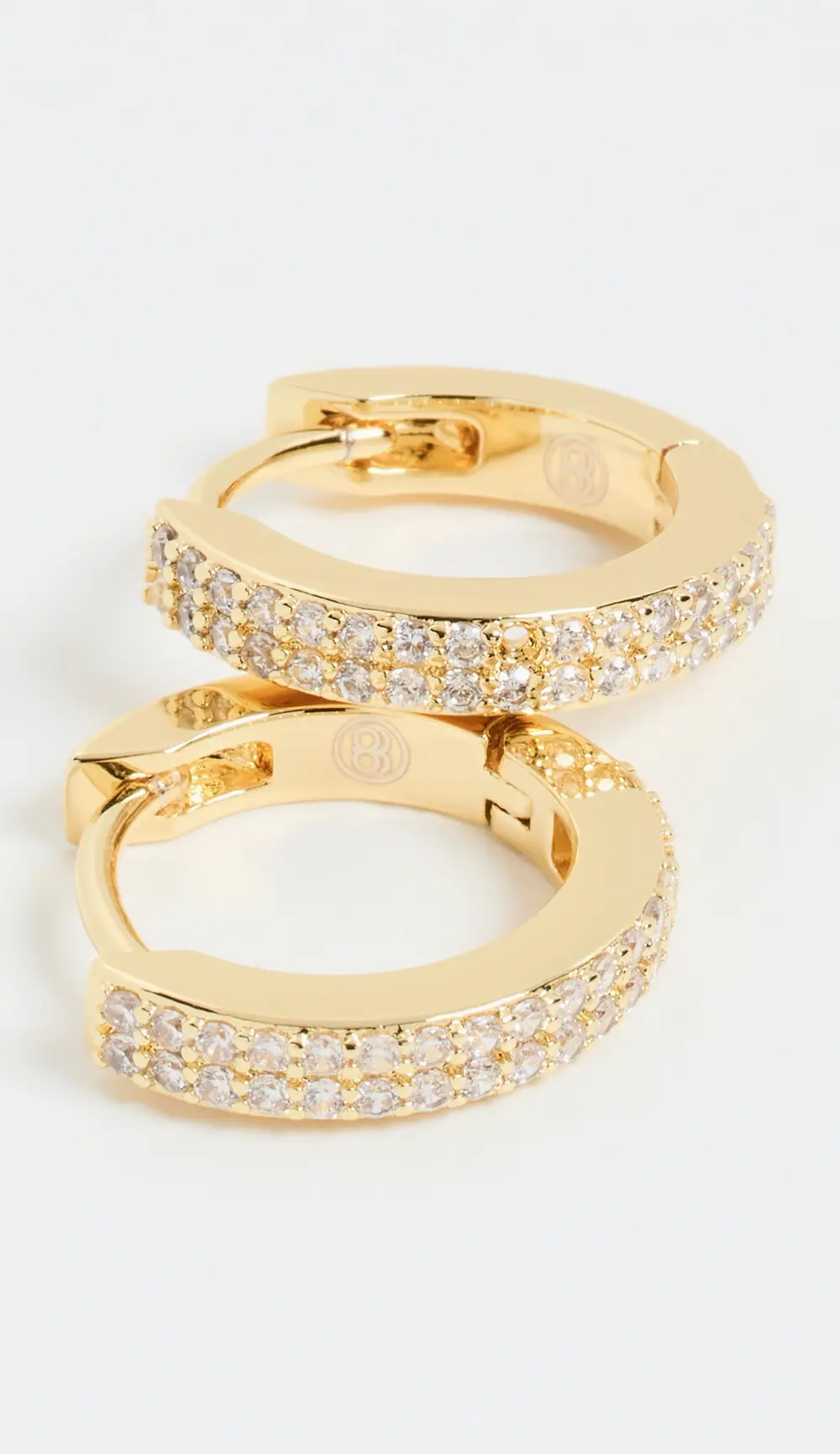 Gorjana Wilder Shimmer Bar Huggie Earrings