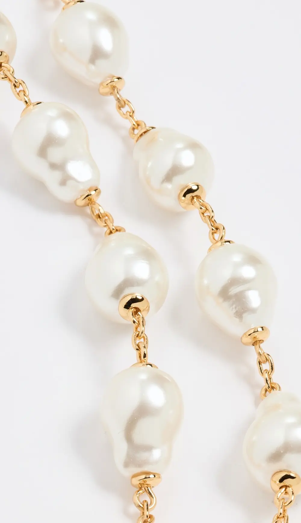 Lele Sadoughi Pearl Station Necklace