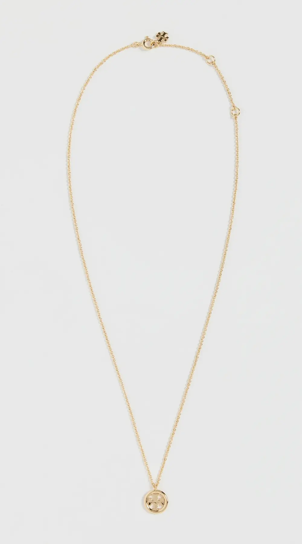 Tory Burch Icon Circle Pendant Necklace