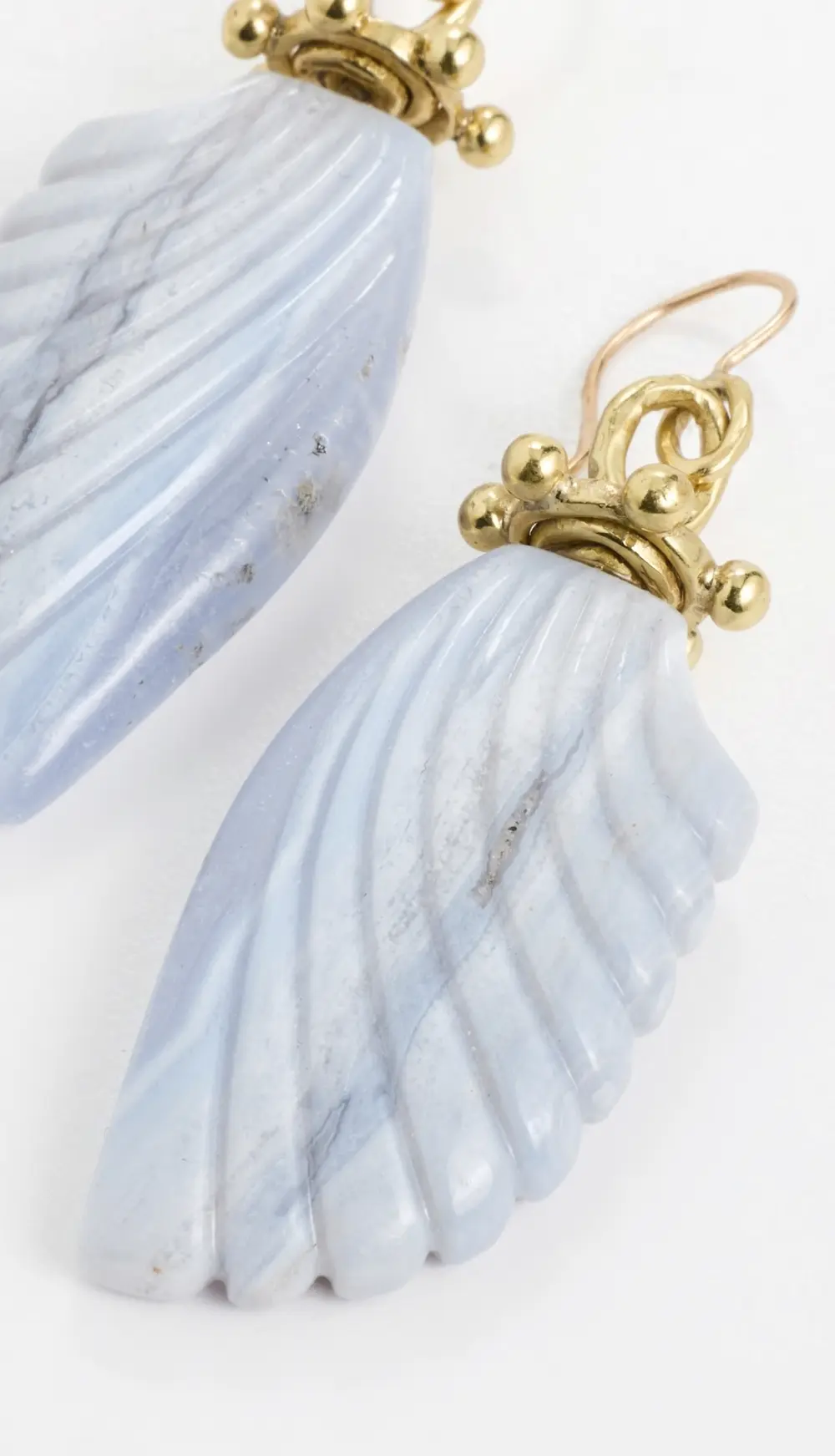 Ulla Johnson Small Wing Stone Drop Earrings