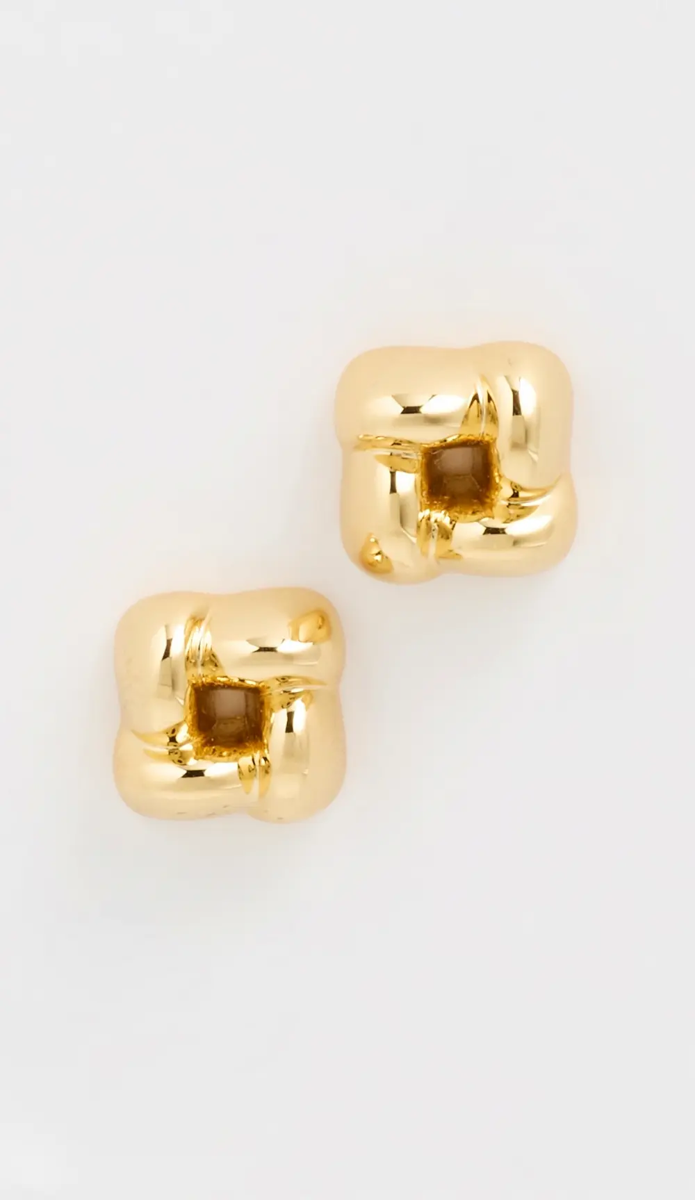 JENNY BIRD Mini Woven Square Earrings