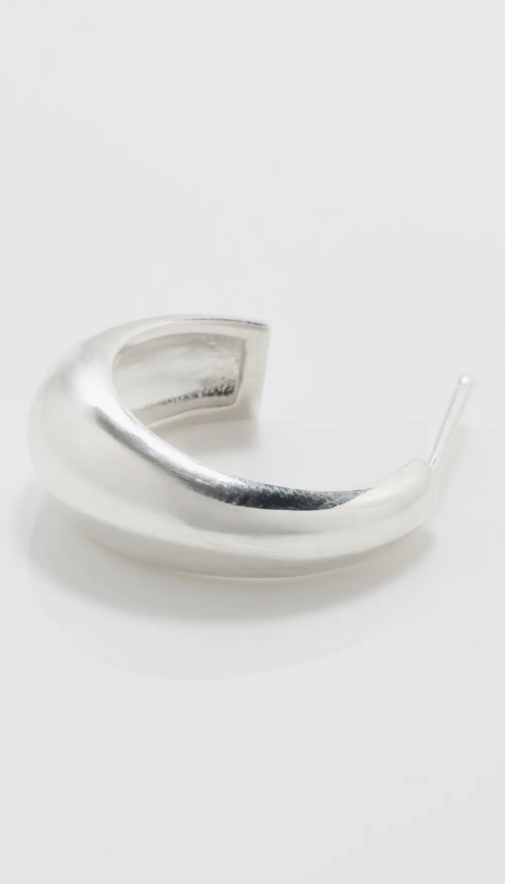 Zoe Chicco Sterling Silver Medium Aura Hoop Earrings