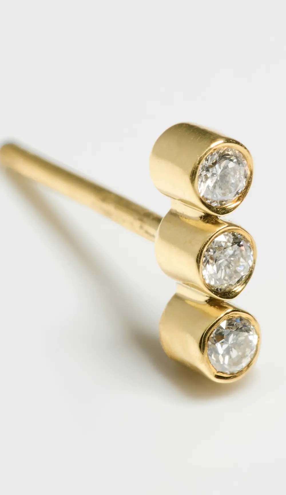 Jennifer Meyer Jewelry 3 Mini Bezel Studs