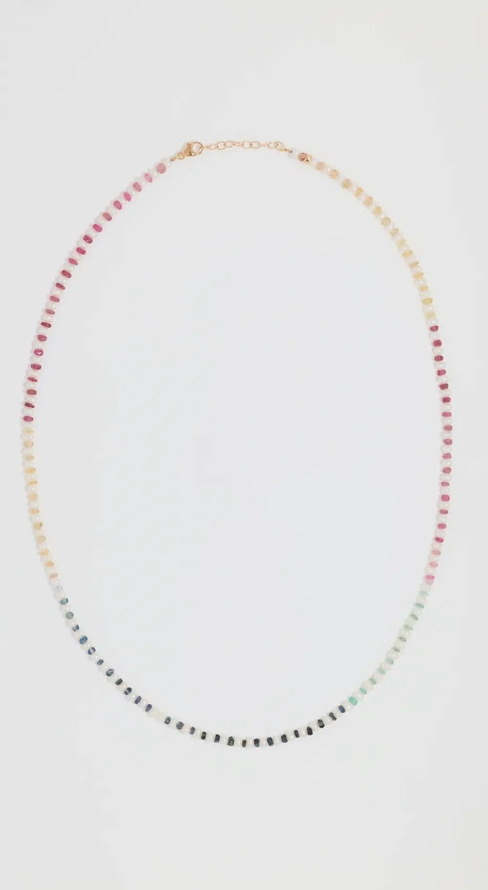 JIA JIA 14k Connection Mini Pearl and Rainbow Necklace