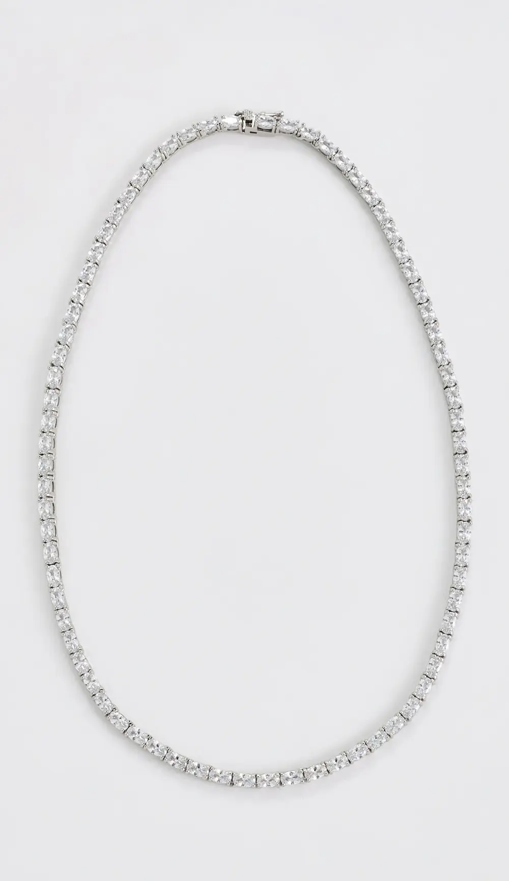 SHASHI Oval Tennis Necklace