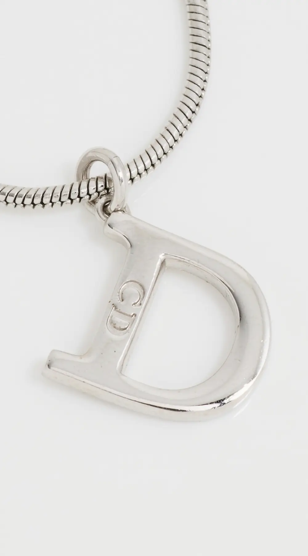 What Goes Around Comes Around Dior Silver Necklace