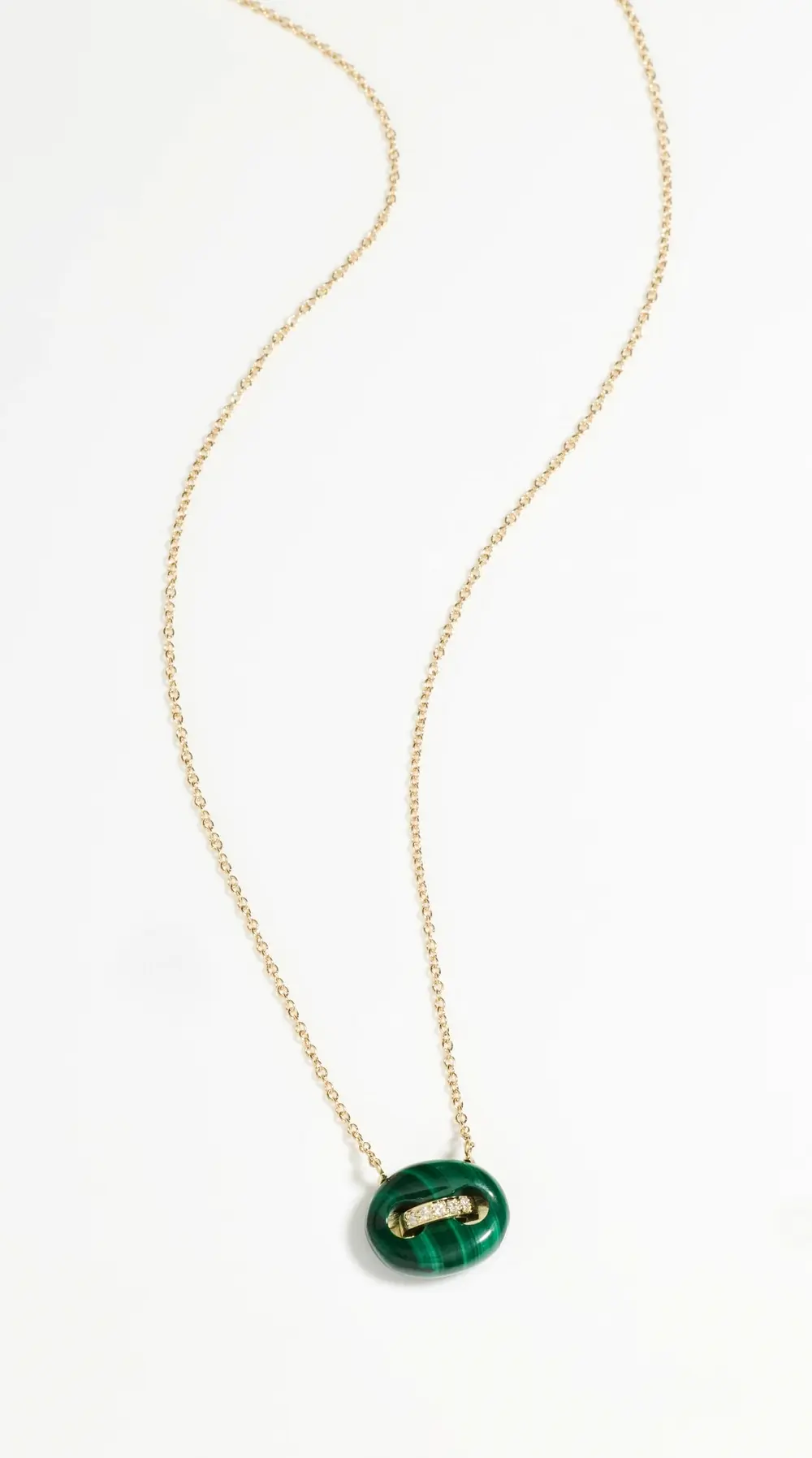 Jenna Blake 18k Mini Stone Mariner Link on Chain Necklace
