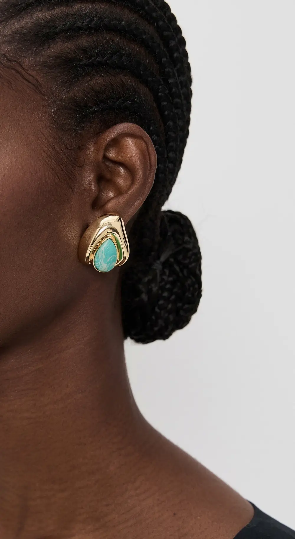 Lele Sadoughi Laurel Button Earrings