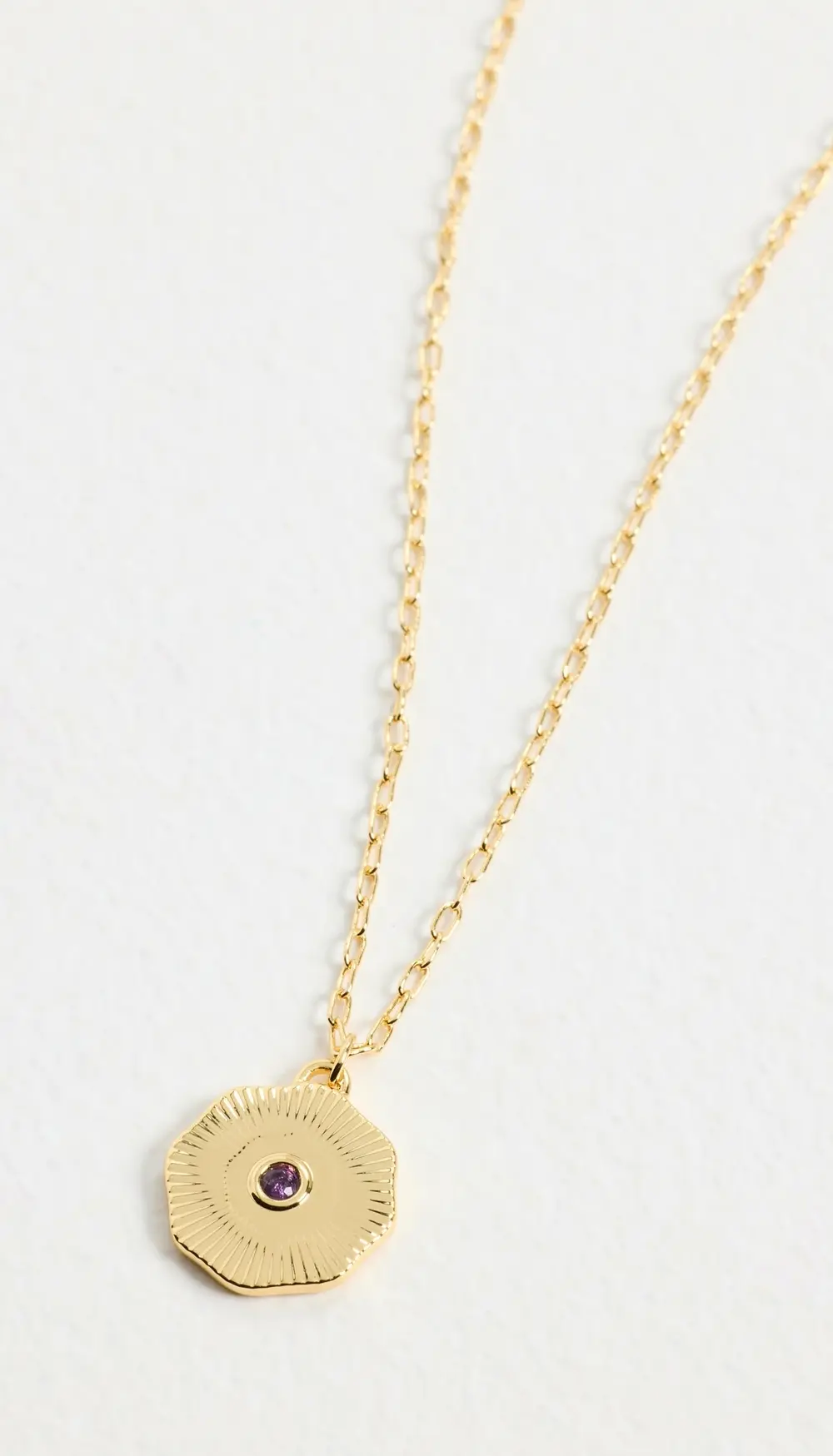 Gorjana Birthstone Coin Necklace