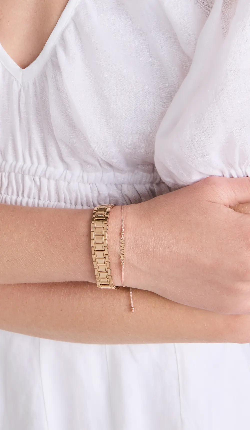 Zoe Chicco 14k Gold Mama Word Bracelet