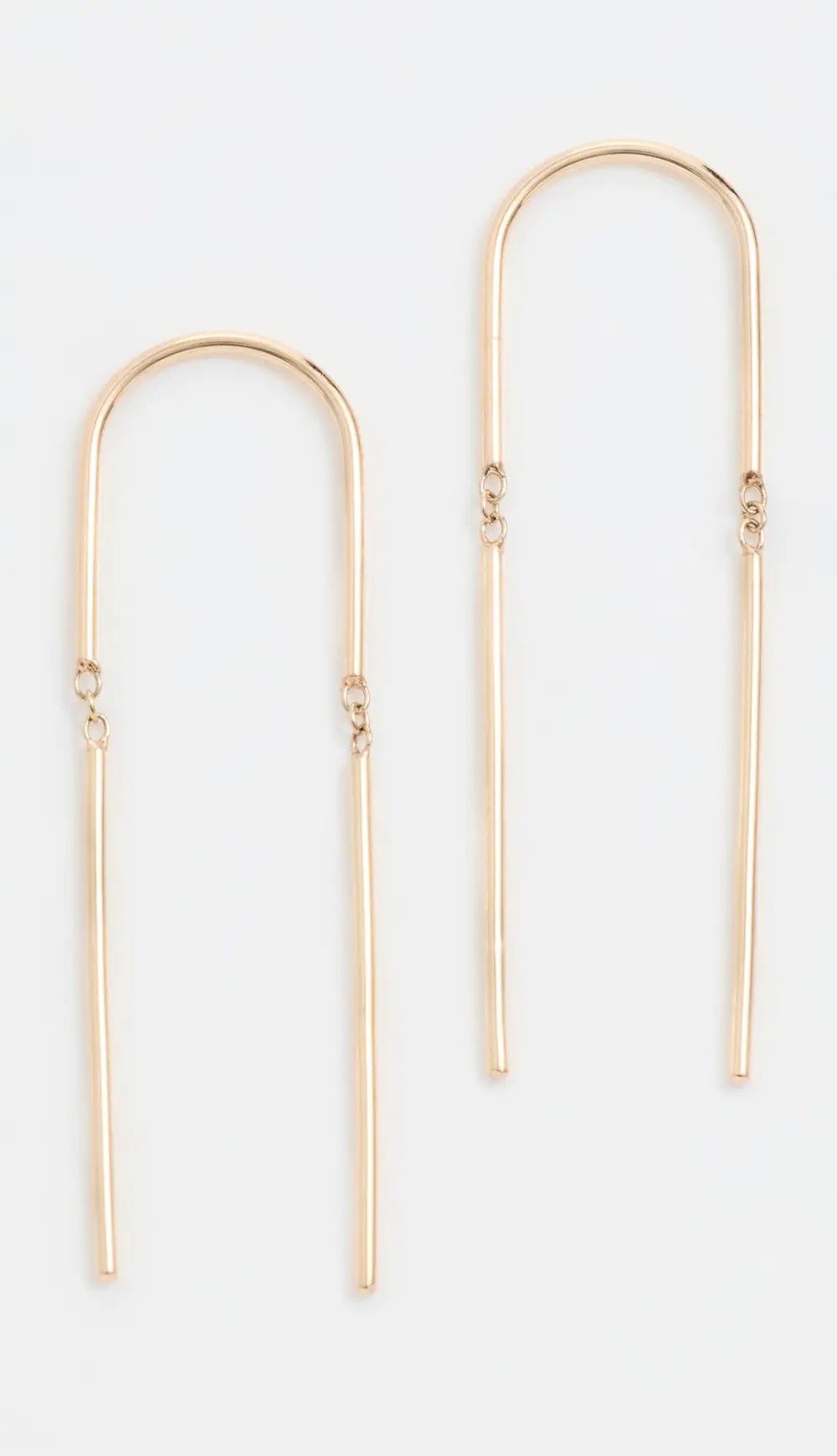 Zoe Chicco 14k Gold Wire Thread Through Earrings