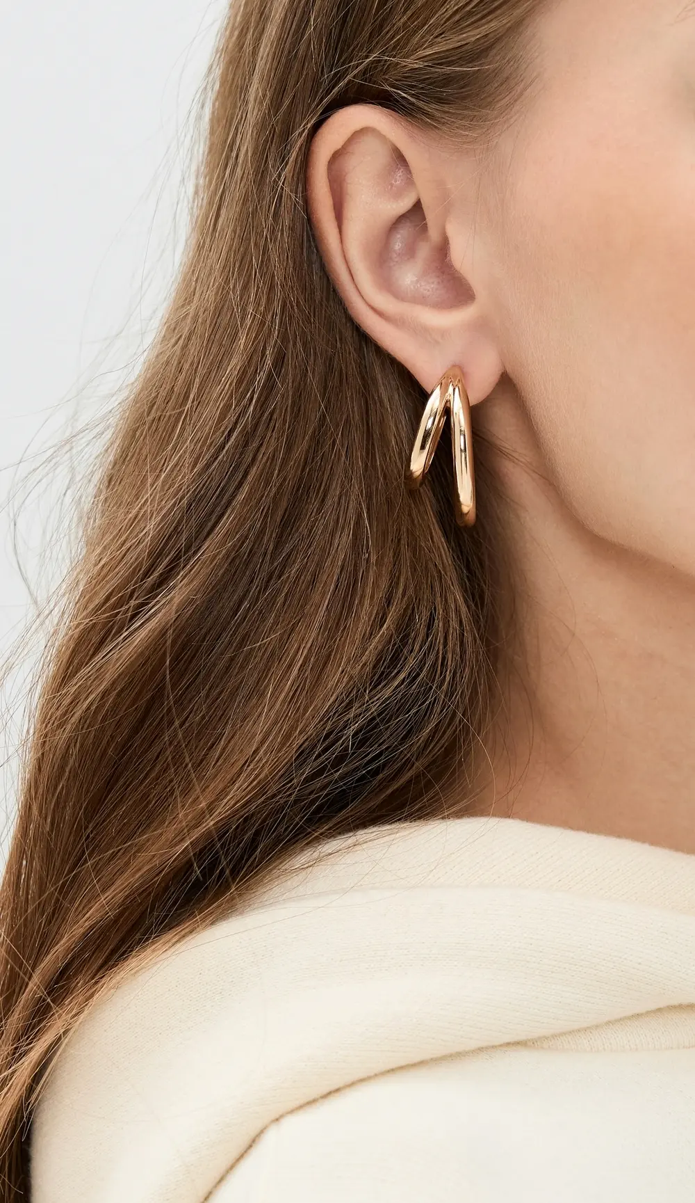 Jennifer Fisher 1' Double Lilly Mini Hoops