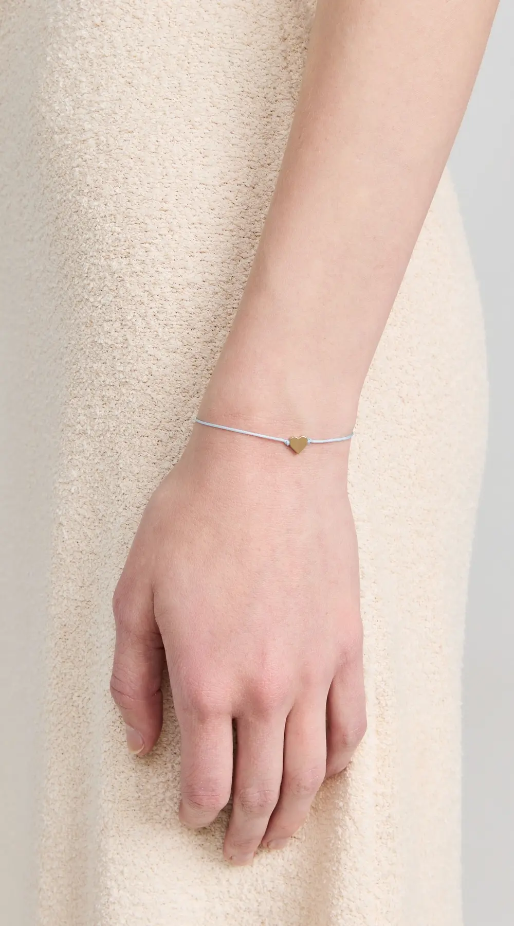 Sydney Evan Tiny Pure Heart Cord Bracelet