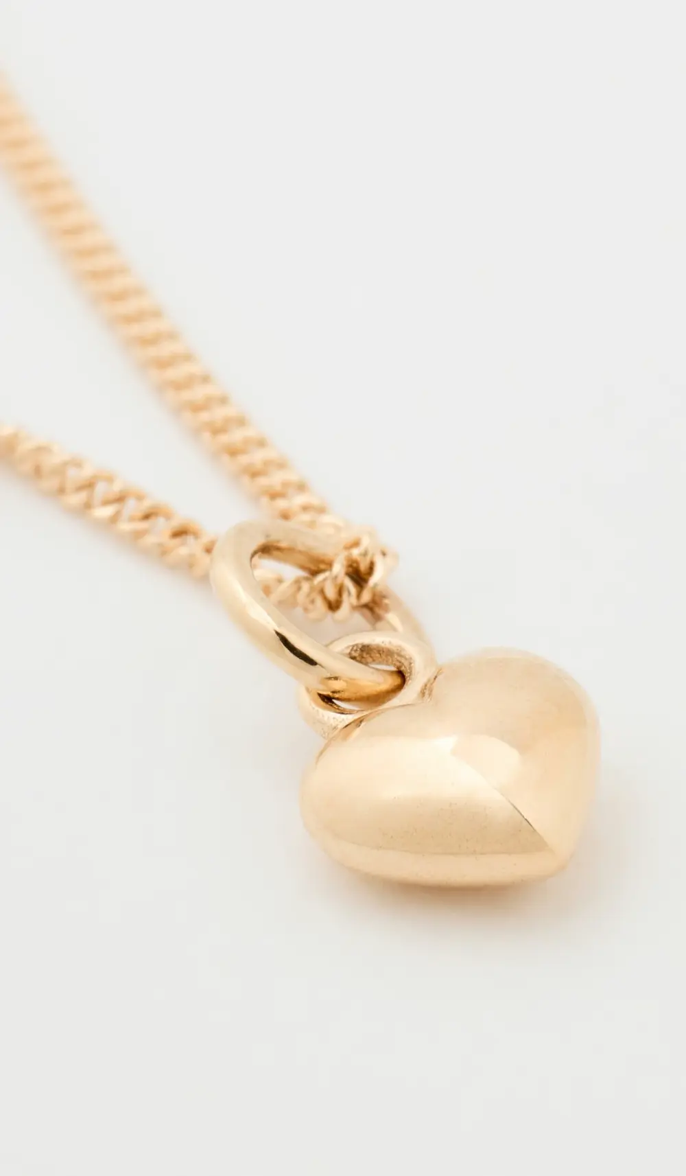 Ariel Gordon Jewelry Petite Puffed Heart Charm Necklace