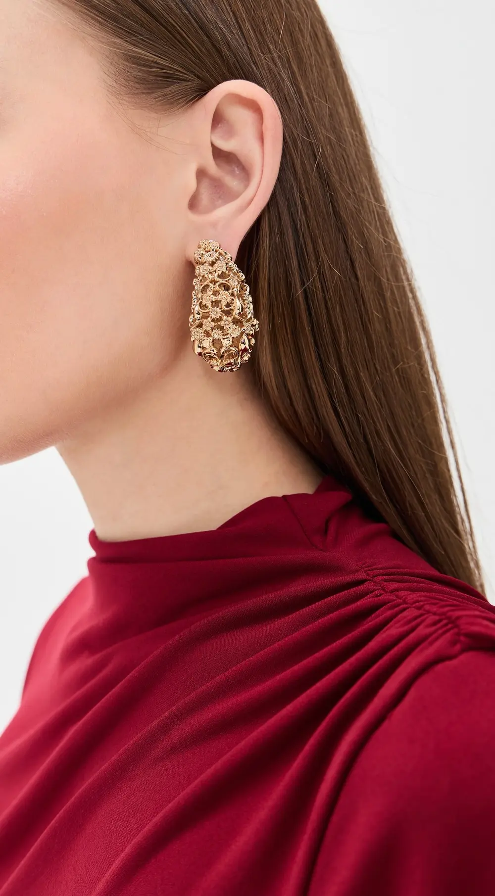 Tory Burch Filigree Wave Earrings