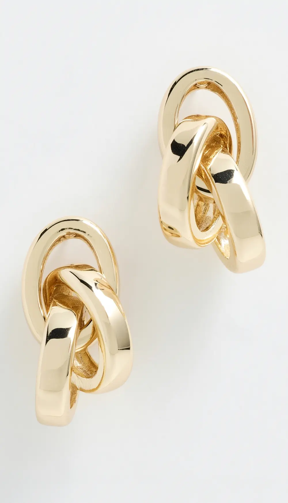 Roxanne Assoulin Puffy Interlocked Link Earrings