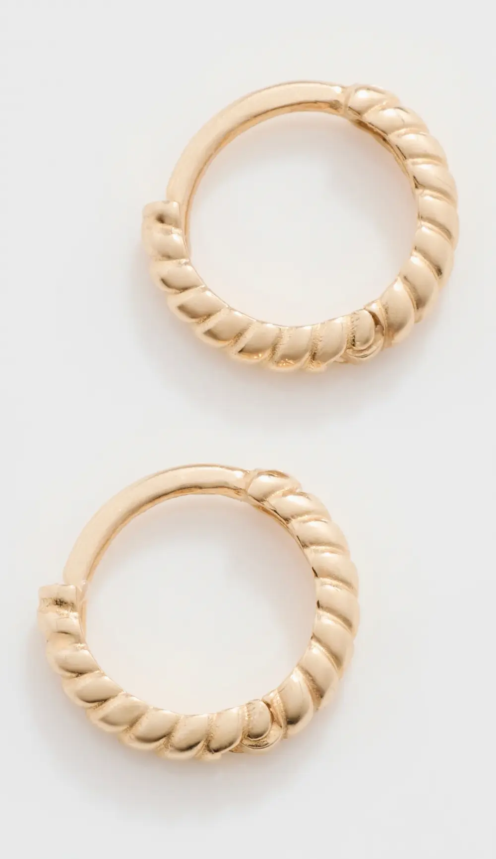 Ariel Gordon Jewelry 14k Twisted Petite Hoops