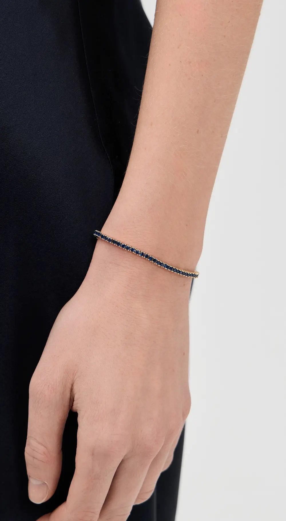 Alexa Leigh Navy Crystal Tennis Bracelet