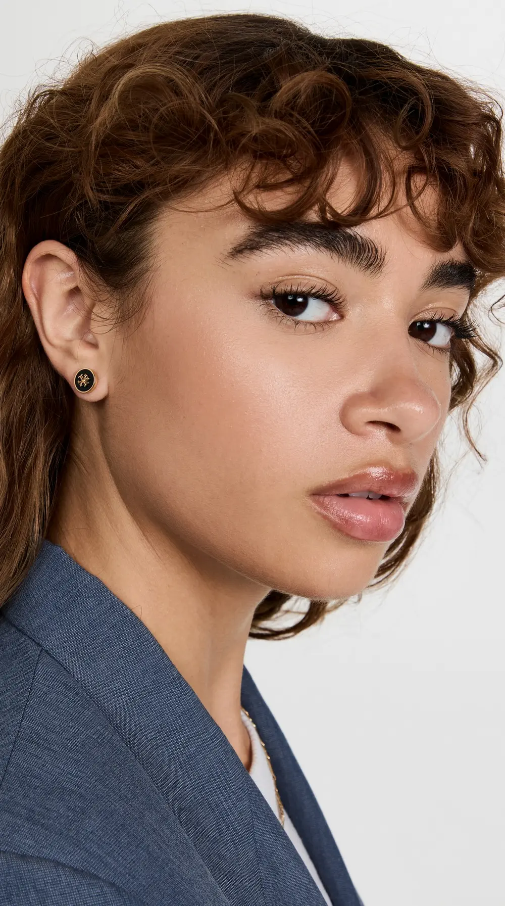 Tory Burch Icon Enamel Stud Earrings