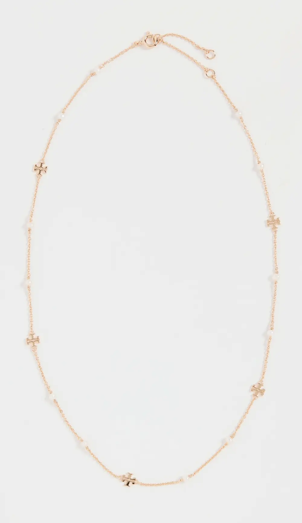 Tory Burch Delicate Moondance Pearl Necklace