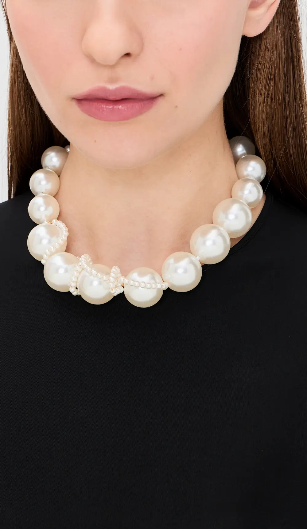 Completedworks Large Faux Pearl Necklace