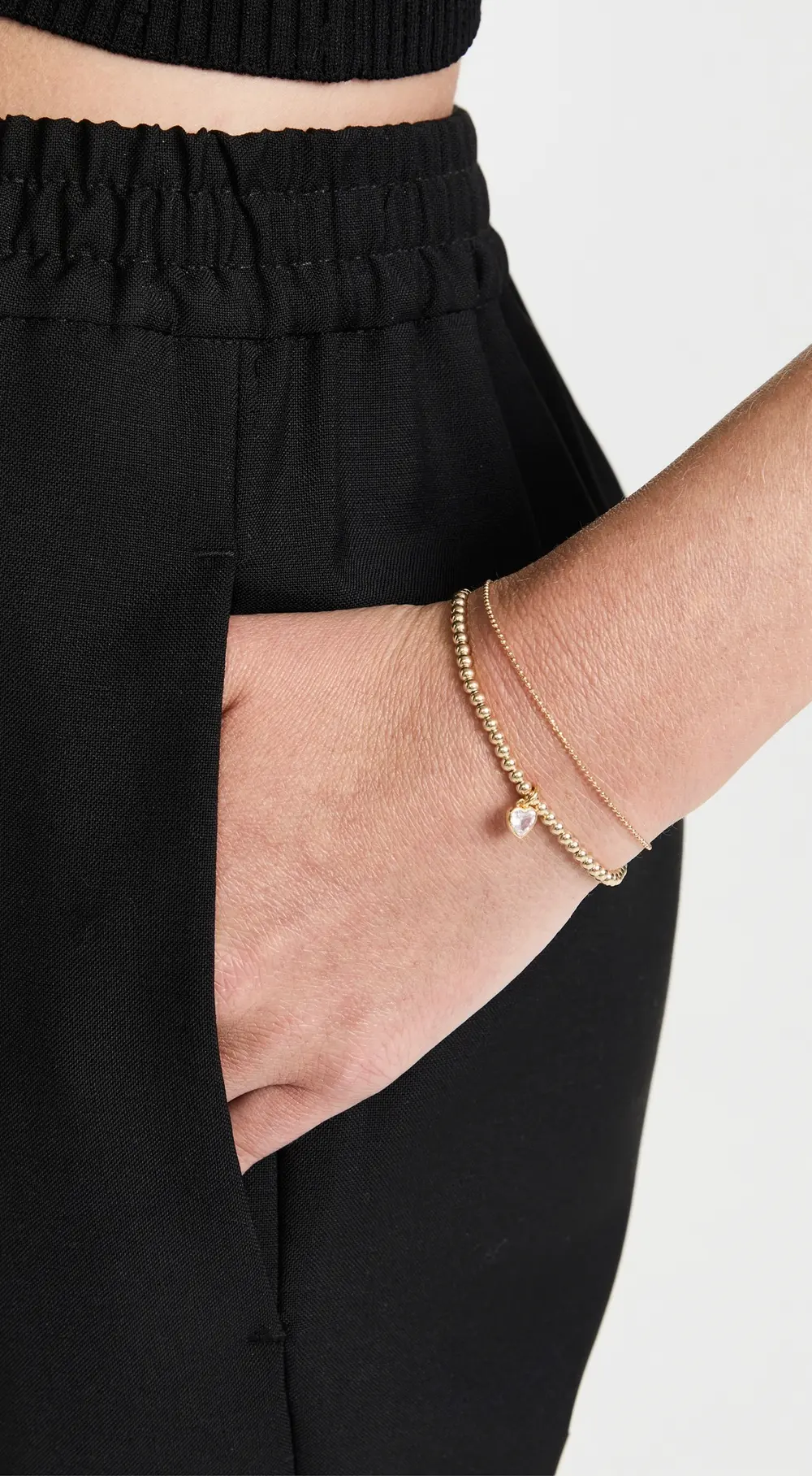 Alexa Leigh 1MM Diamond Cut Ball Chain Bracelet