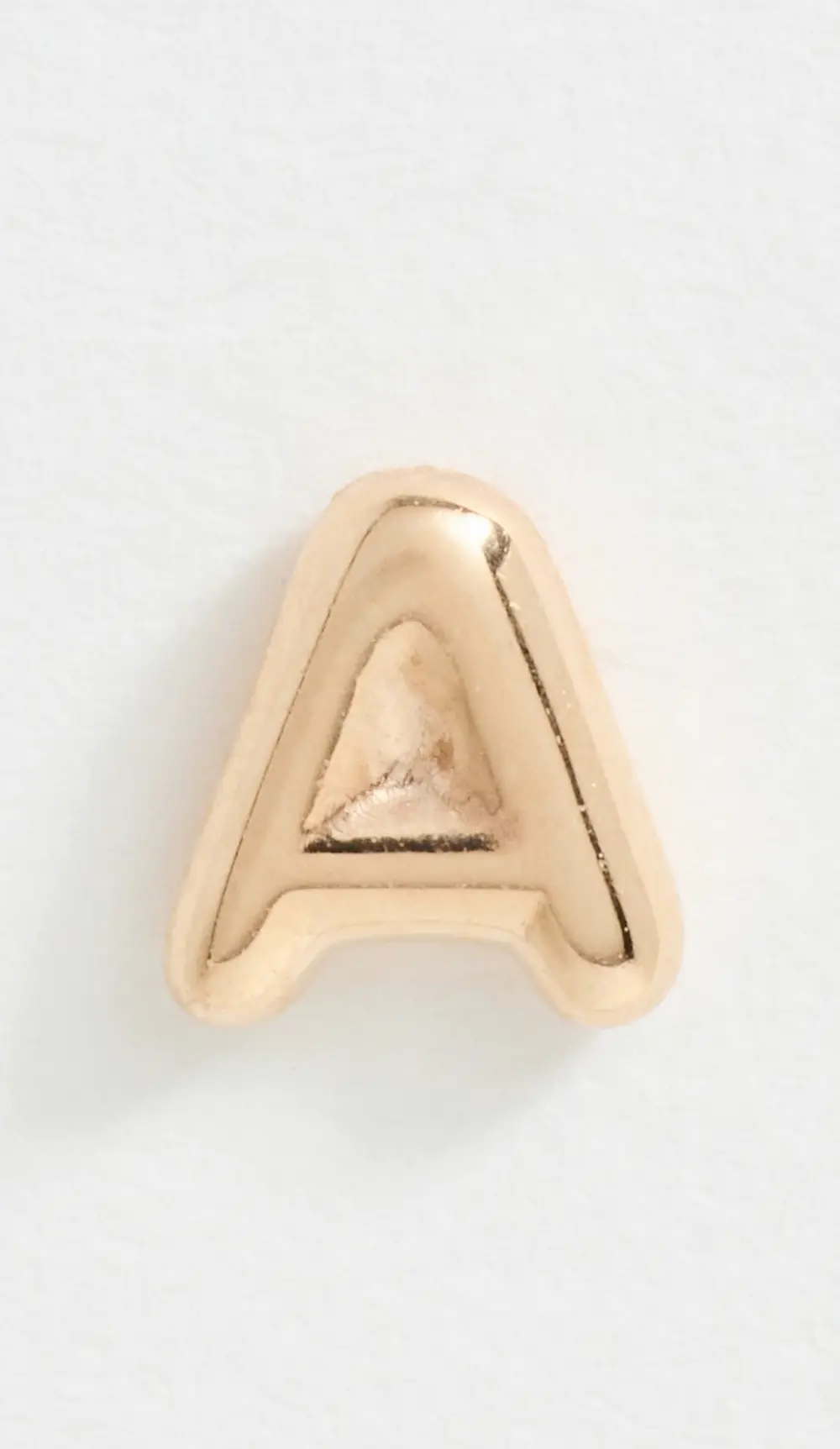 Ariel Gordon Jewelry 14k Mini Helium Initial Stud Earring