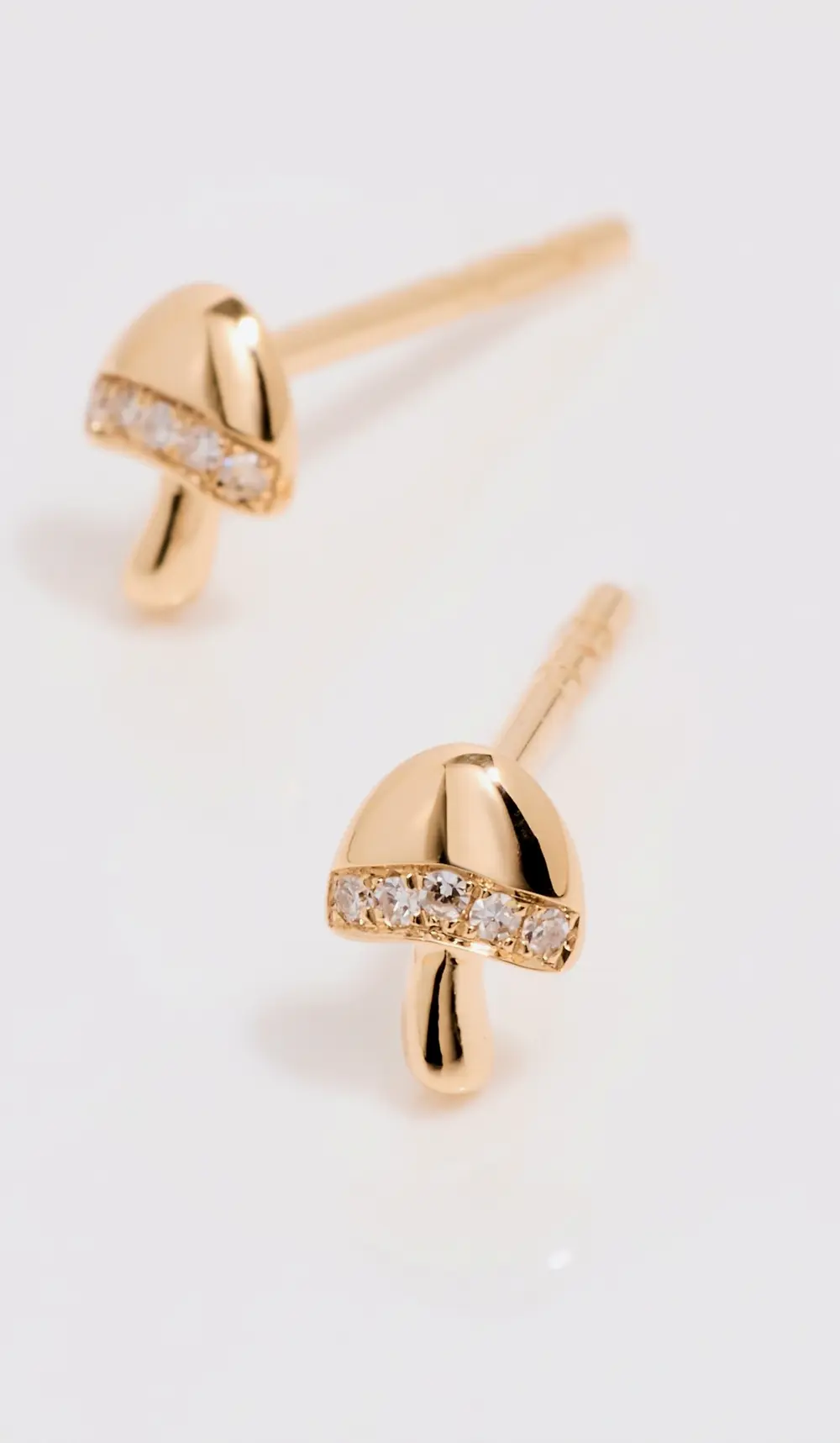 EF Collection Mini Magic Mushroom Stud Earrings