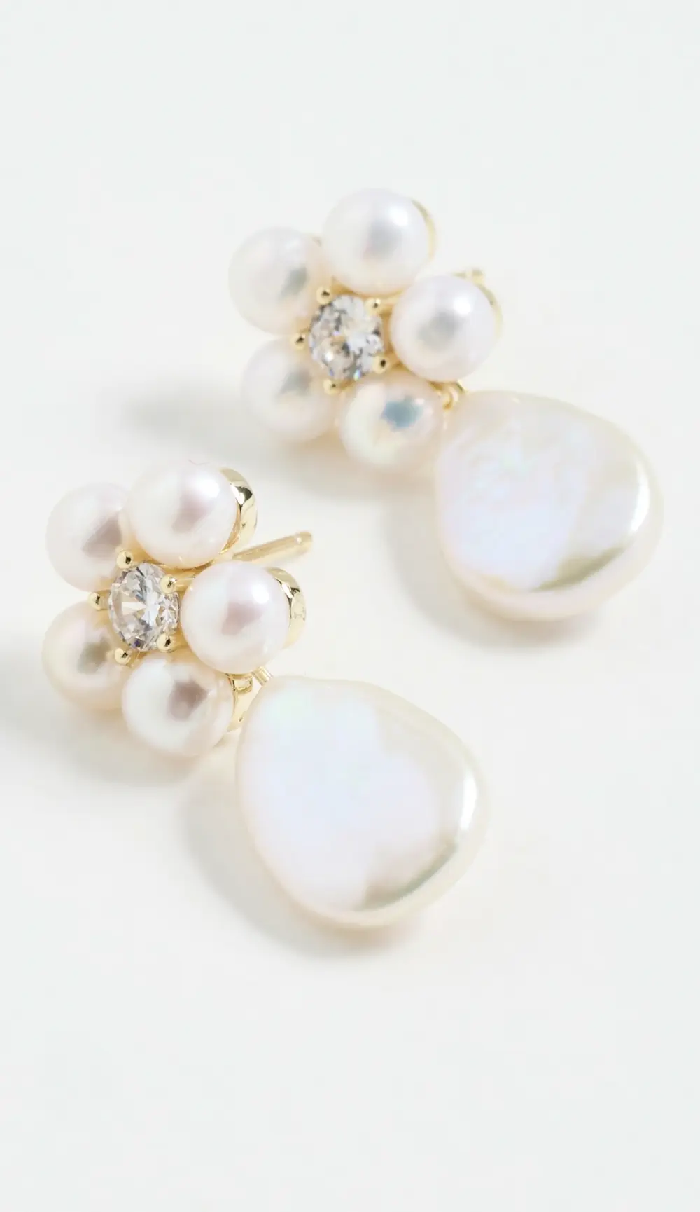 SHASHI Daisy Pearl Drop Earrings