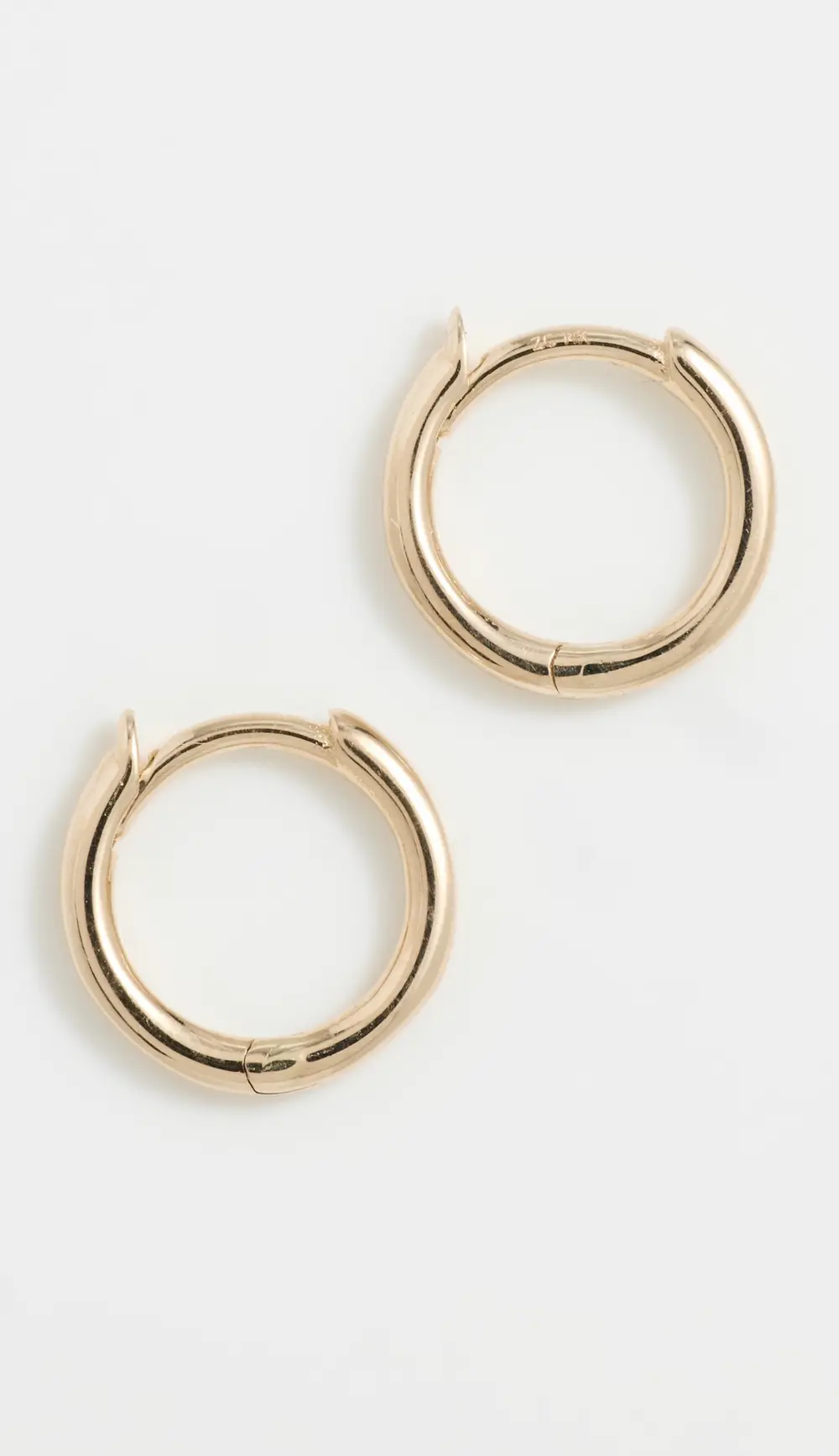 Zoe Chicco 14k Gold Small Hinge Huggie Hoops