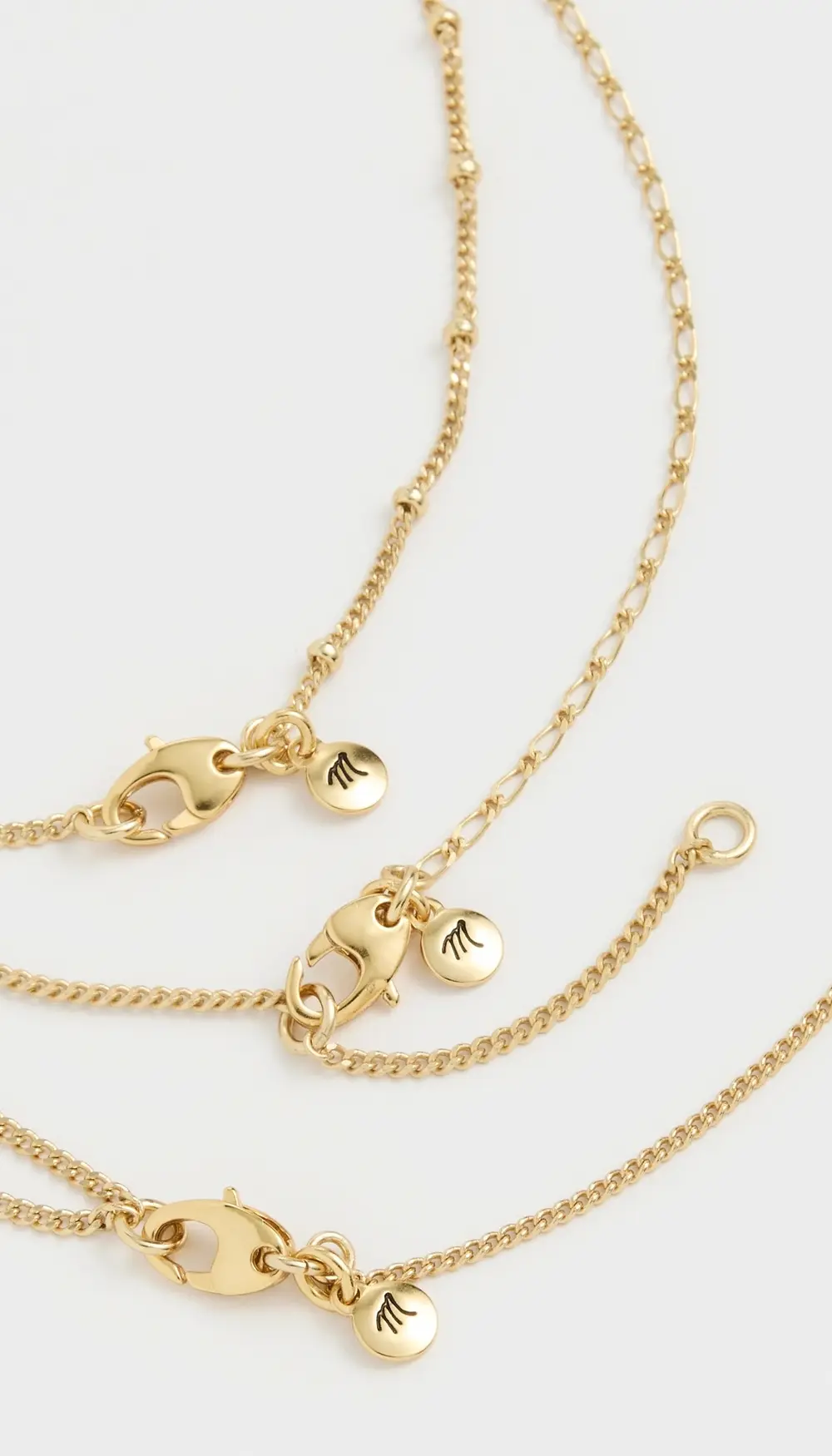 Madewell Three-Pack Mother of Pearl Necklace Set