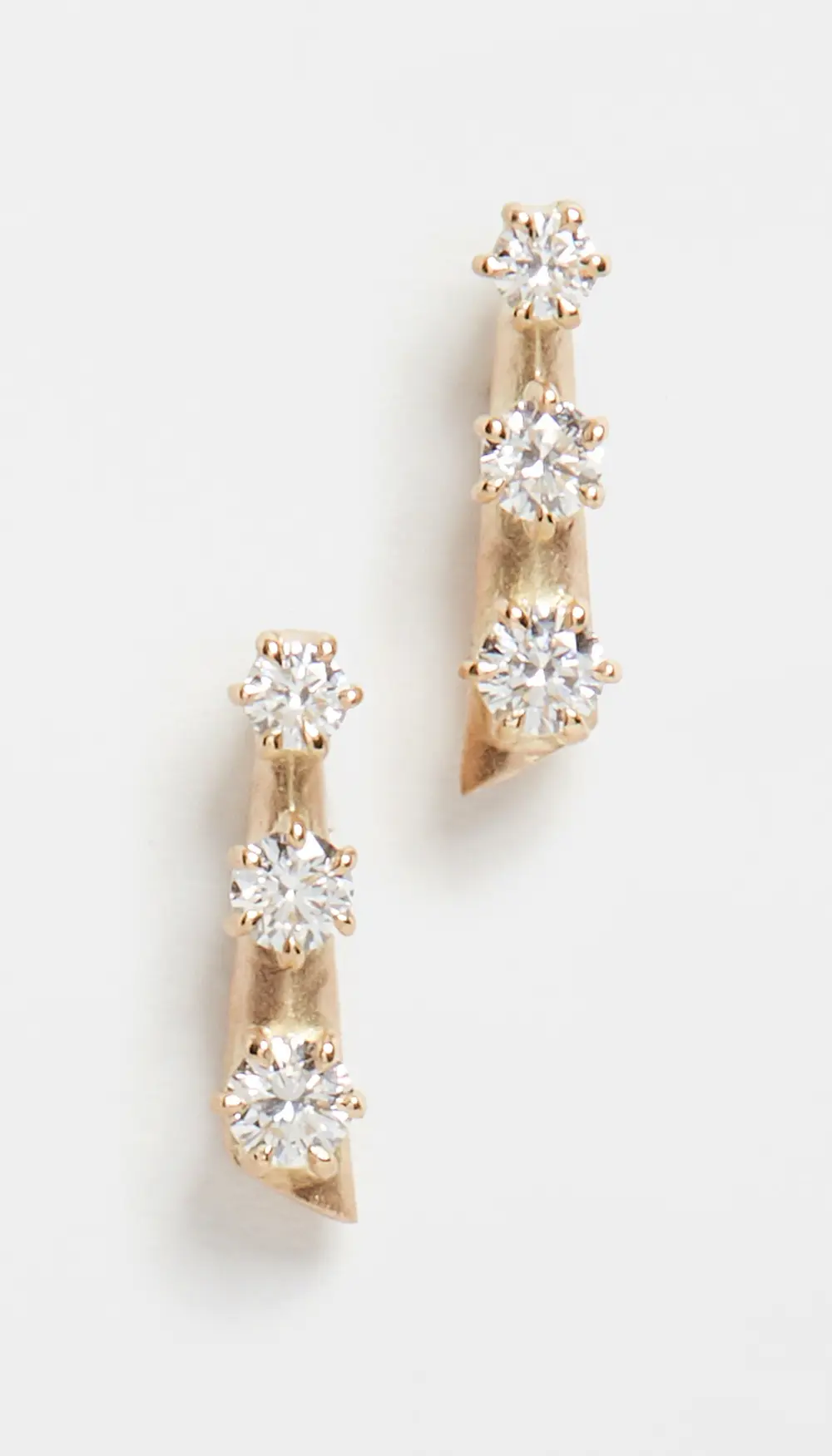 Jade Trau 18k Kismet Bar Studs