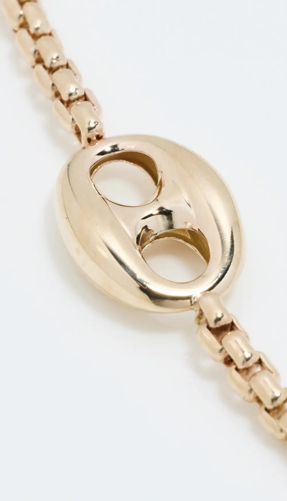 Zoe Chicco 14k Gold Large Mariner Link Station Necklace