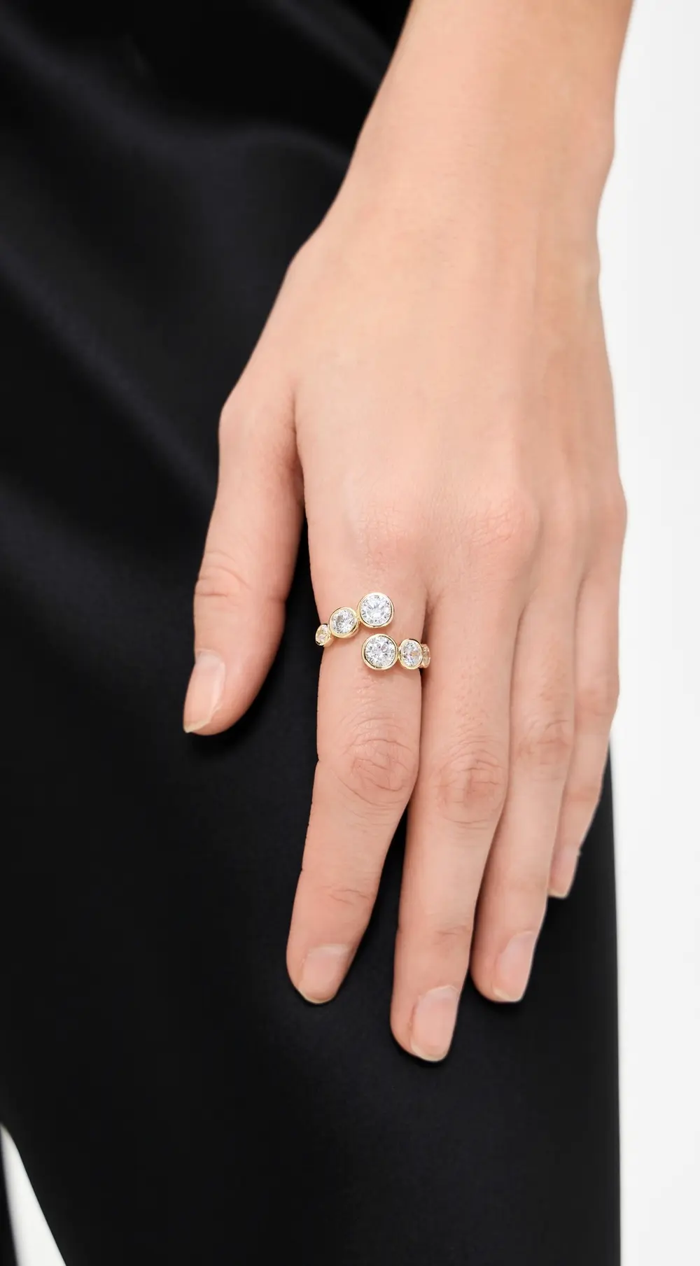 SHASHI Voluta Adjustable Ring