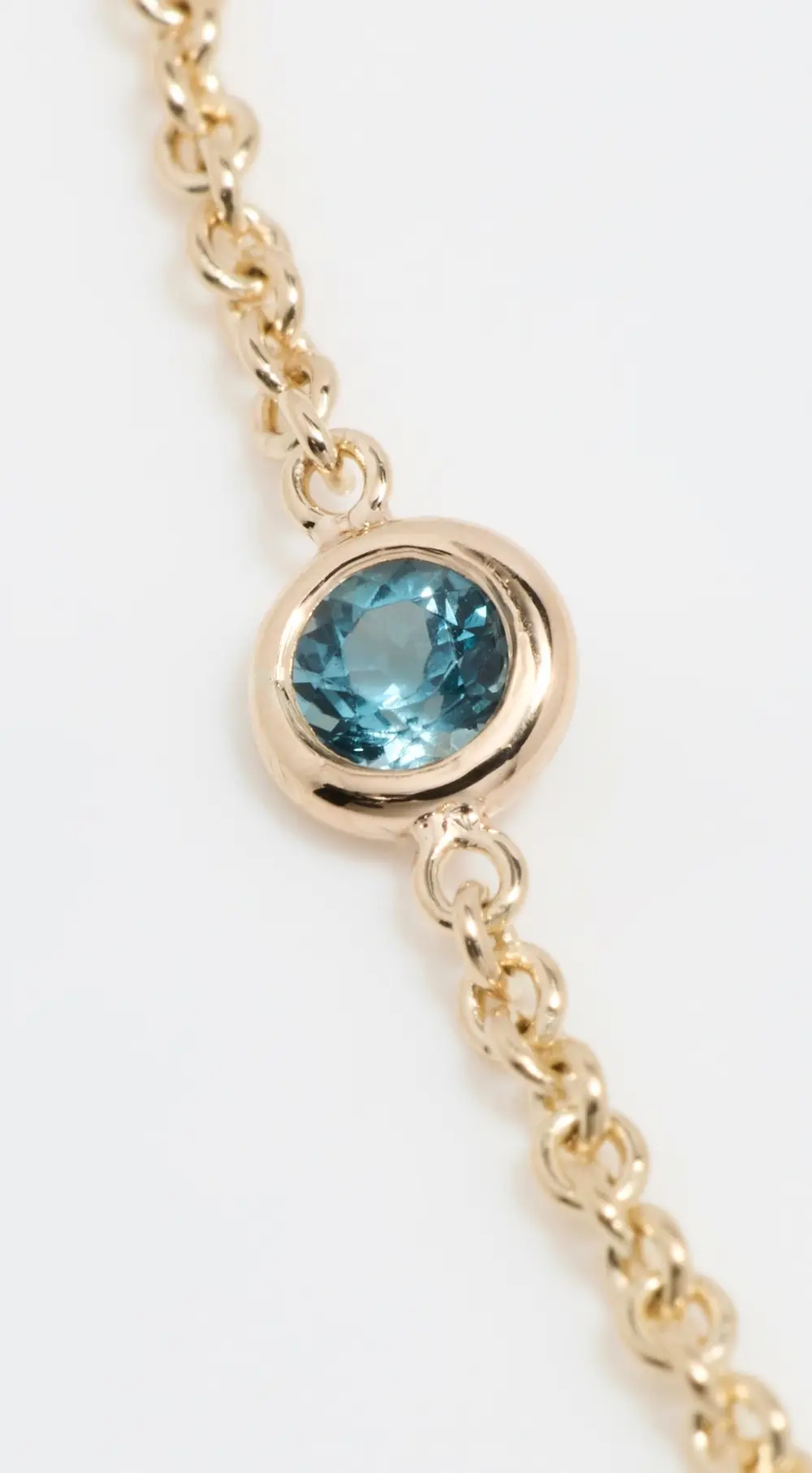 Zoe Chicco 14k Gold Rainbow Floating Gemstones Necklace