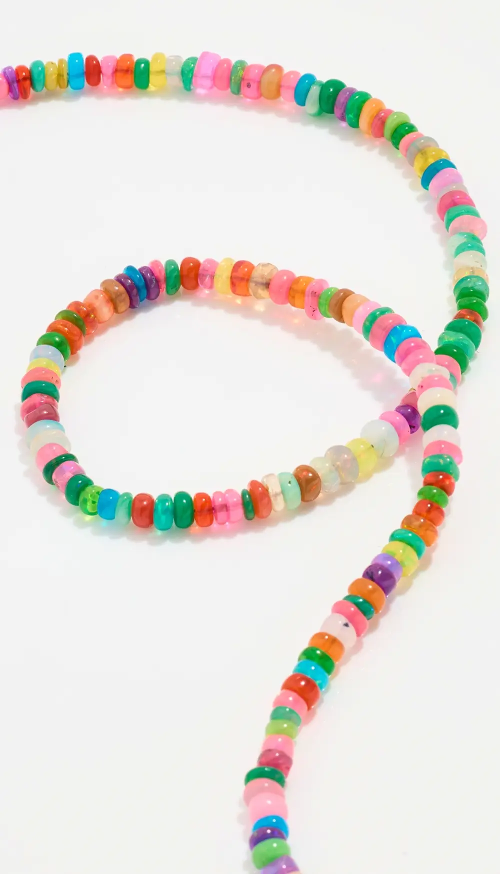 JIA JIA Rainbow Smooth Large Opal Necklace