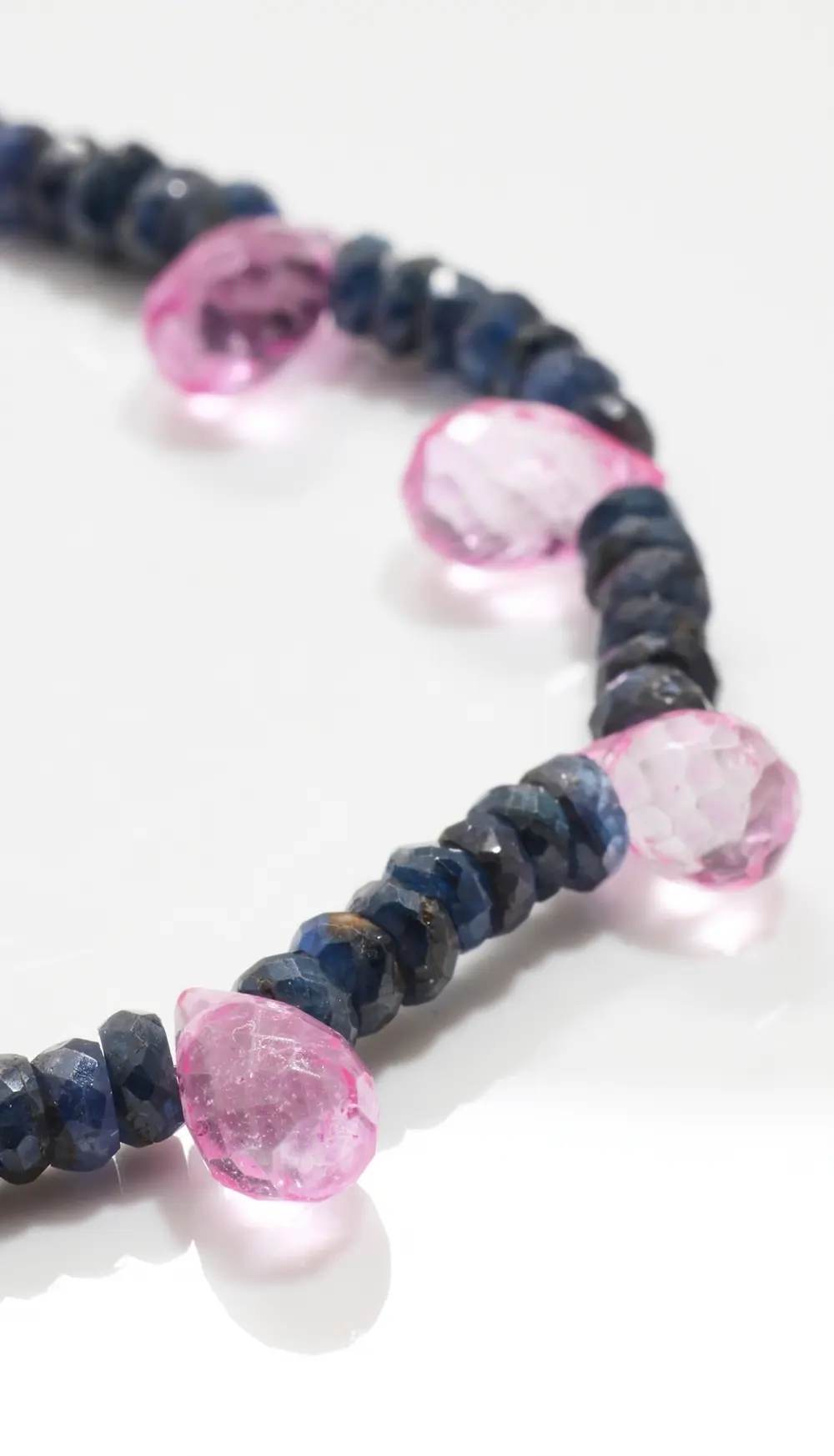 JIA JIA 14k Sapphire Pink Topaz Candy Necklace