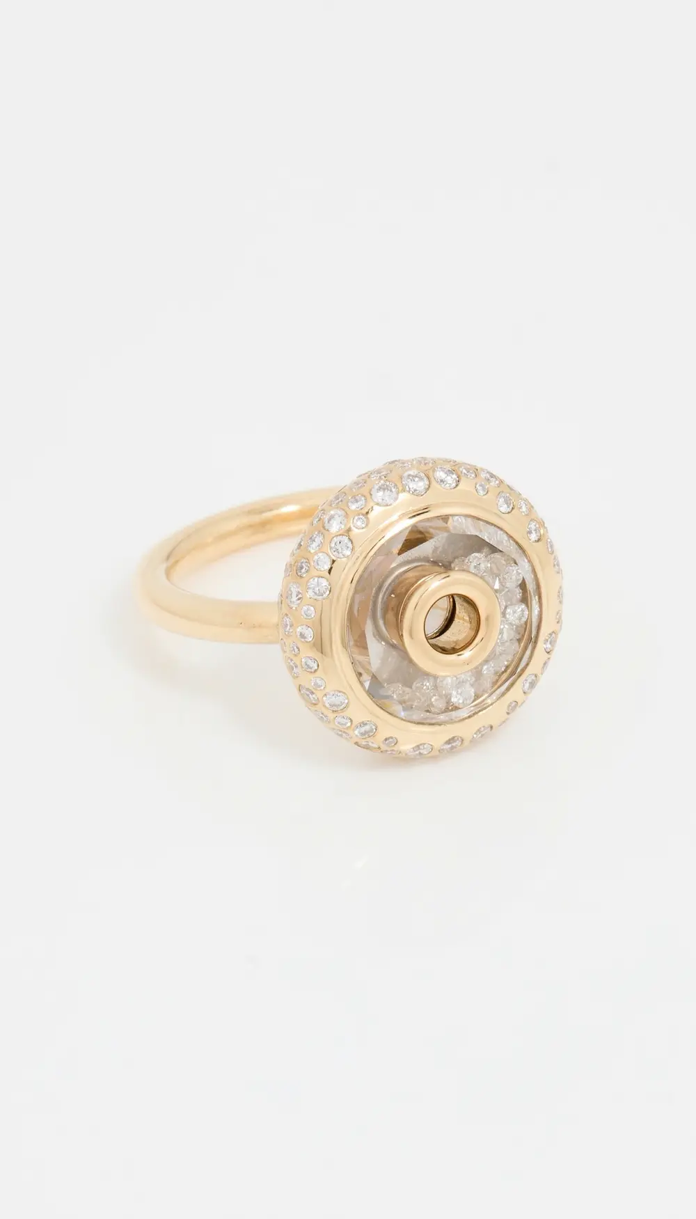 Moritz Glik 18k Roda Pave Ring