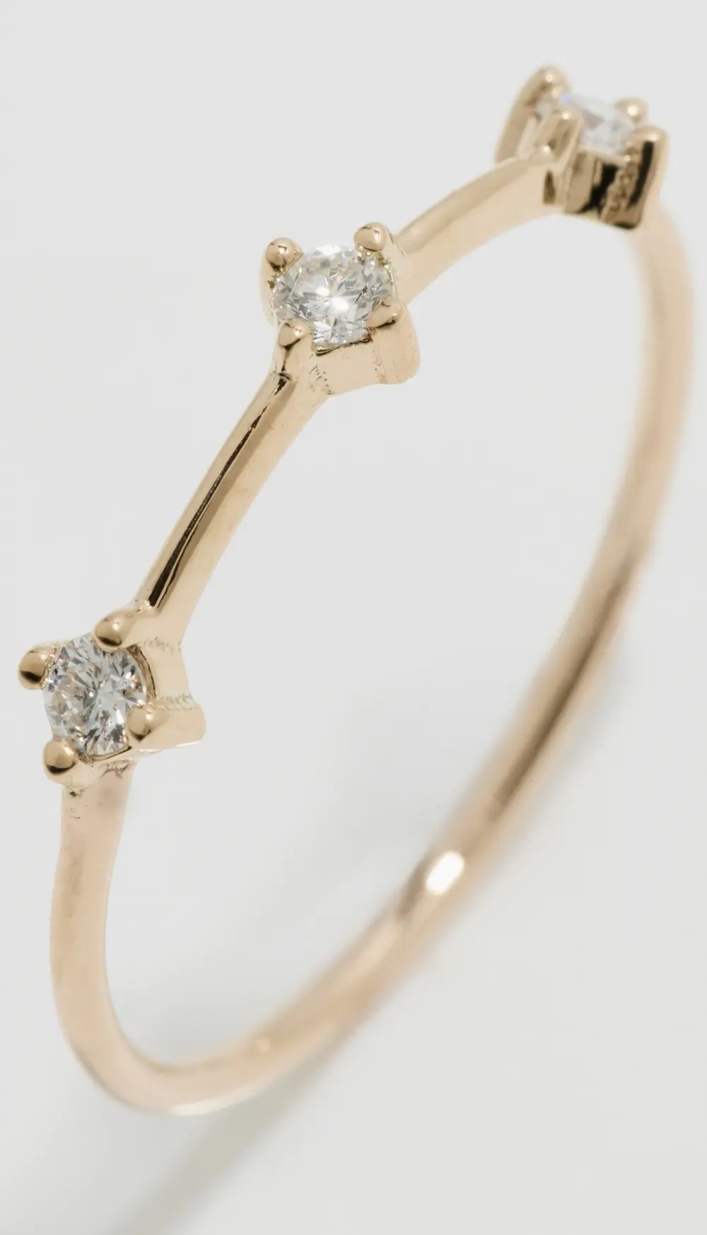 Zoe Chicco 14k Gold Diamond Dash Ring