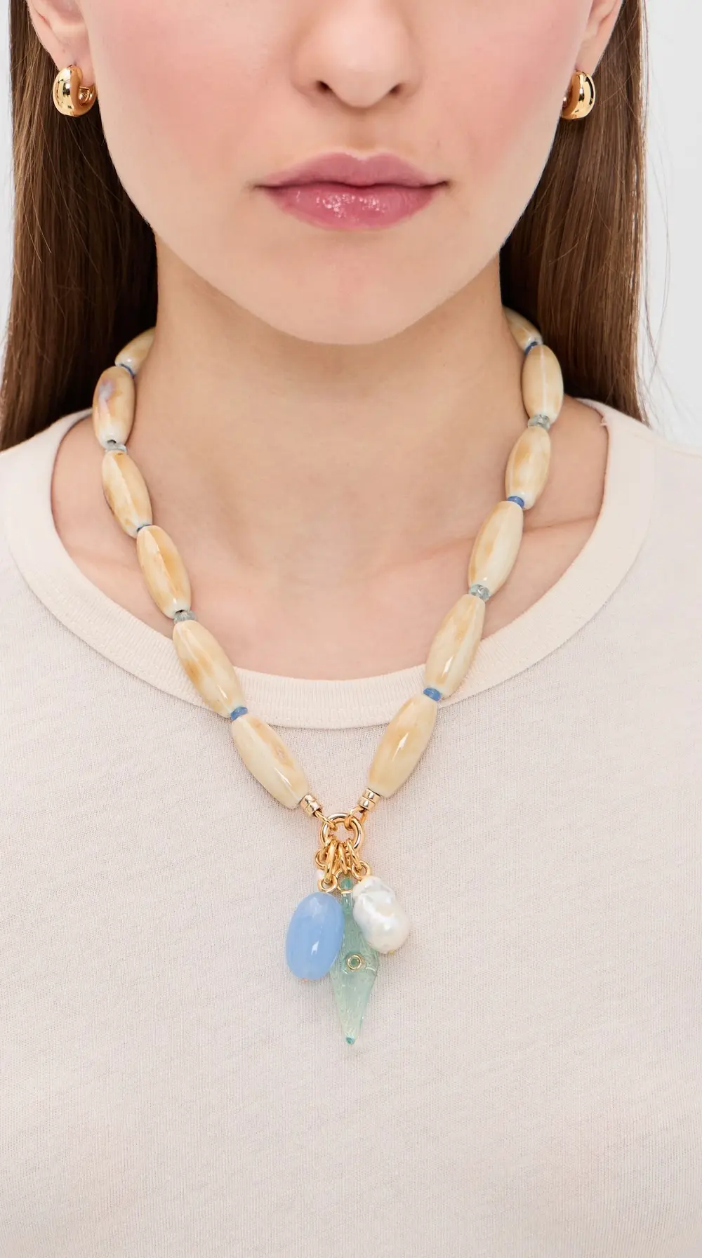 Lizzie Fortunato Marilla Necklace In Seashell