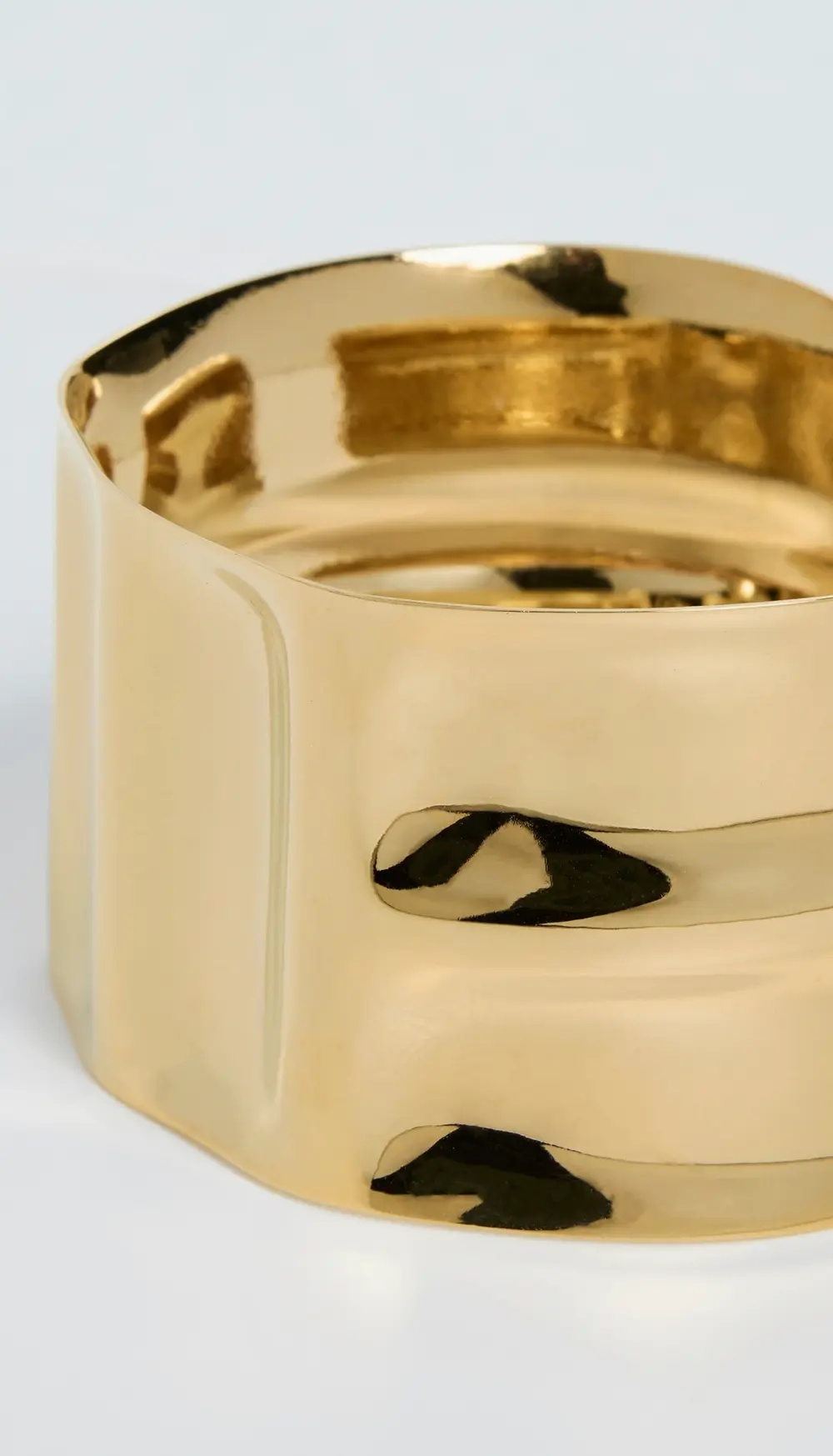 MAYAMAR Gold Hammered Cuff Bracelet