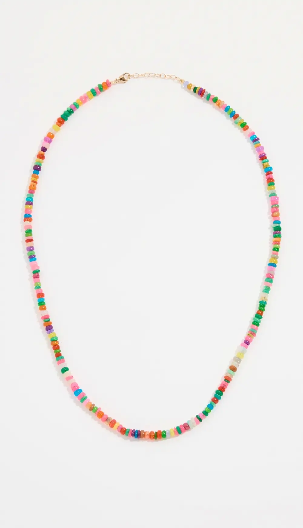 JIA JIA Rainbow Smooth Large Opal Necklace