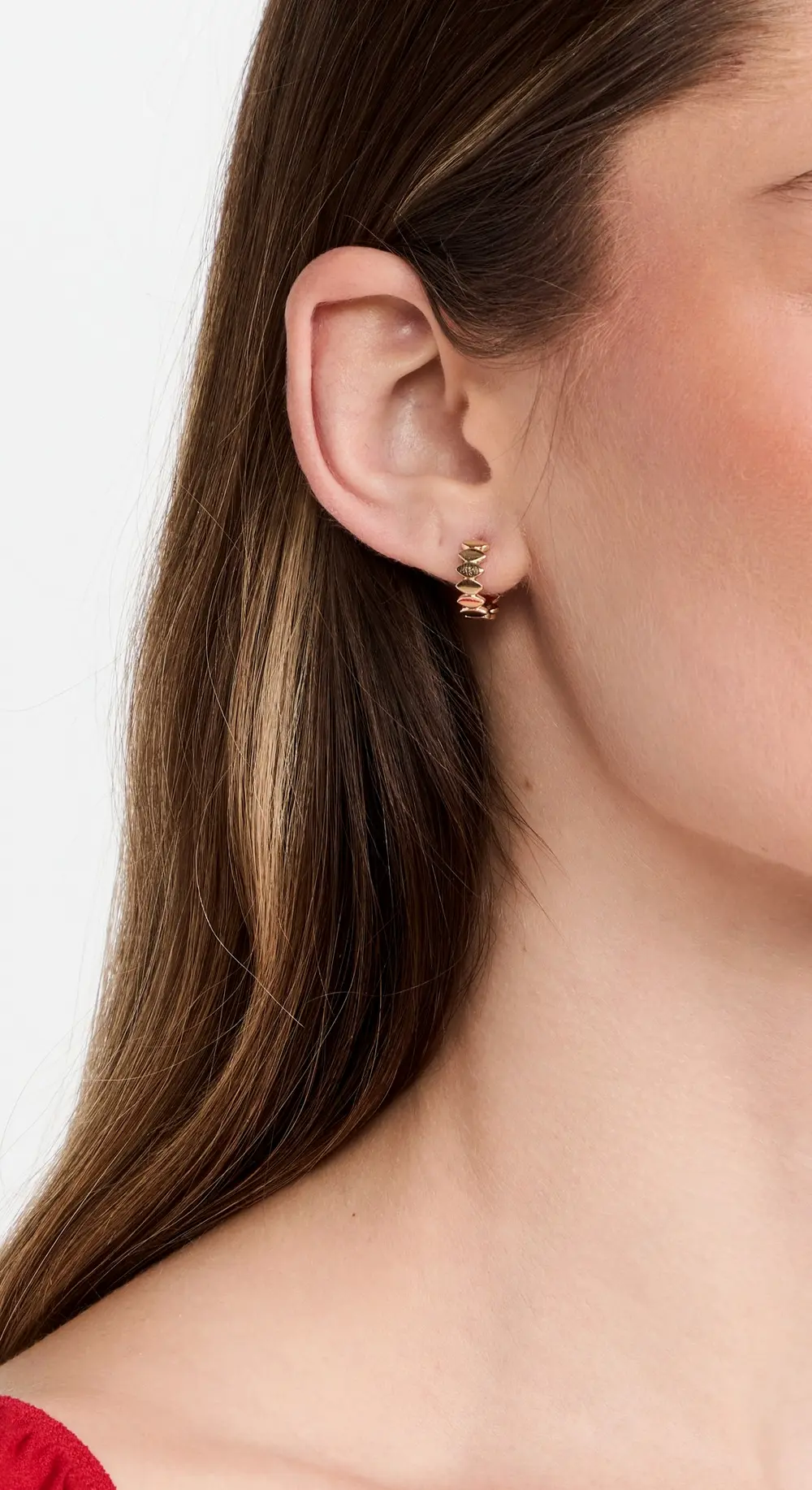 Sydney Evan Pure Marquis Huggie Hoops