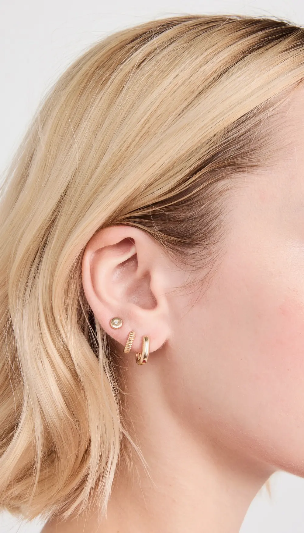 Zoe Chicco 14k Simple Gold Hinged Huggies