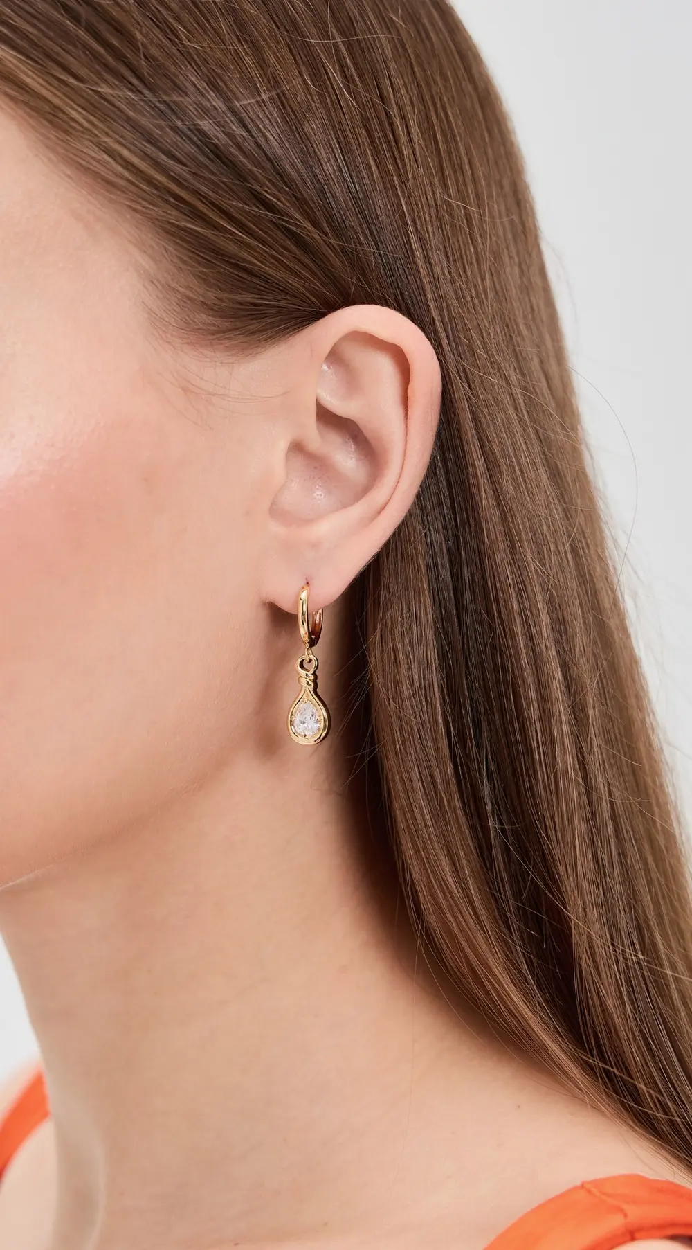 Luv Aj The Georgia Stone Knot Hoops