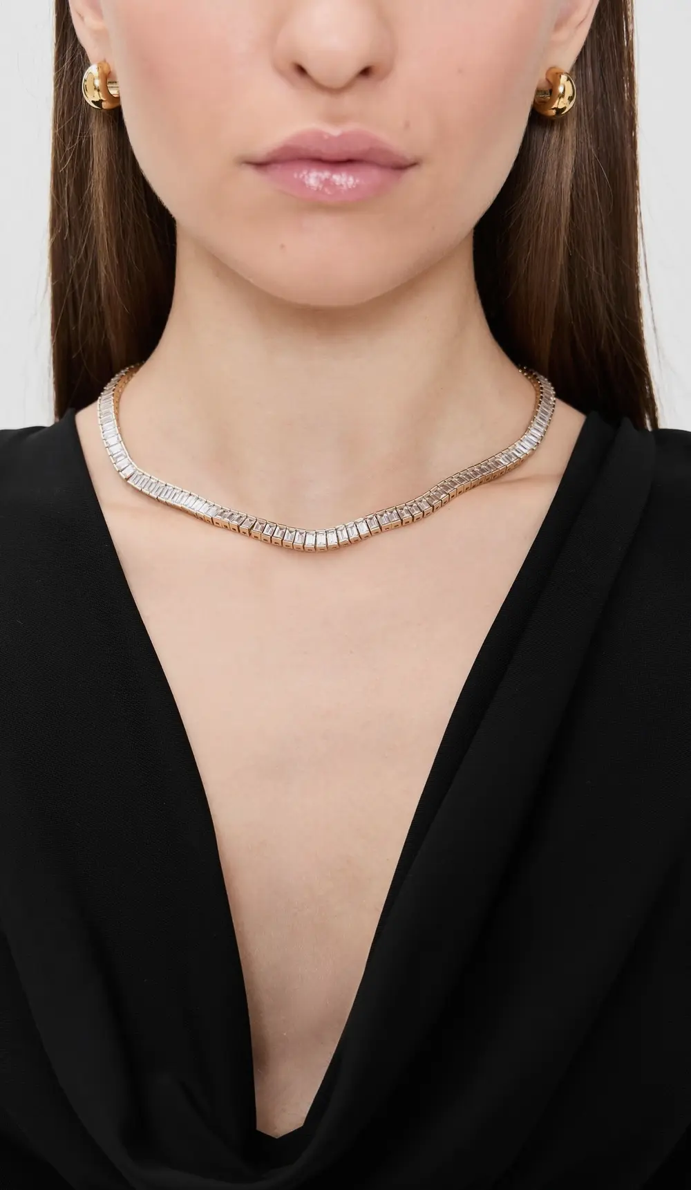 HART Baguette Tennis Necklace